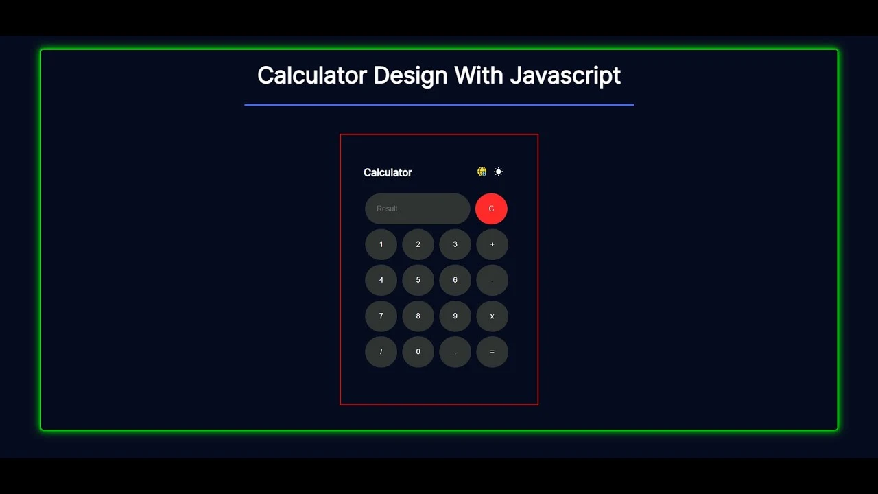 Create Amazing Design Calculator Project Using HTML CSS JavaScript Tutorial