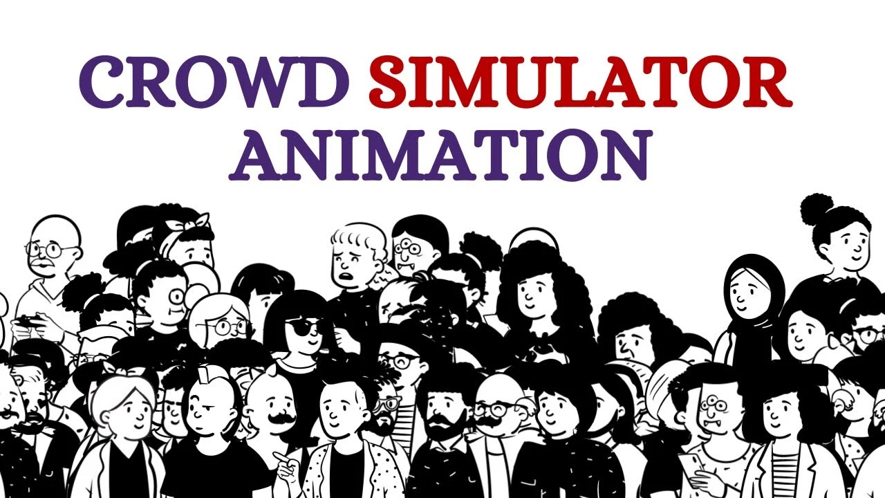 Crowd Simulator Animation Tutorial - CSS Animation - HTML CSS JavaScript