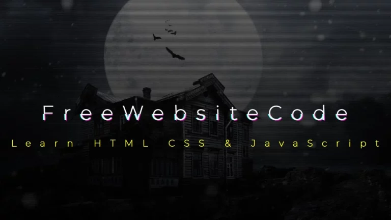 Spooky Hero Section Design Tutorial - Spooky Text -HTML -CSS