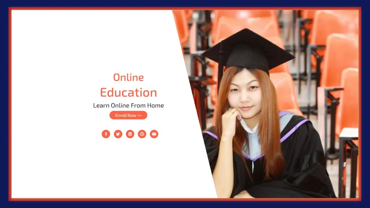 Online Education Website Design Free Download